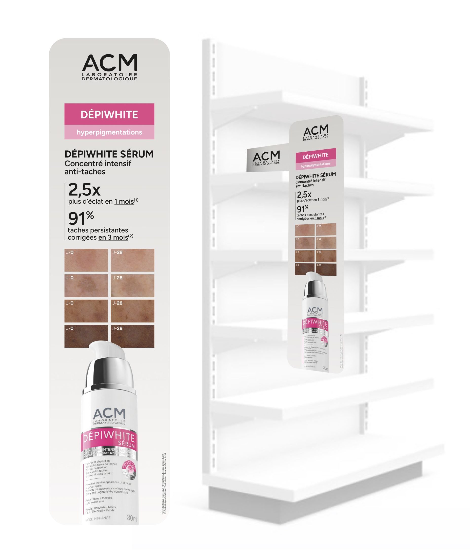 Joue de linéaire Dépiwhite sérum